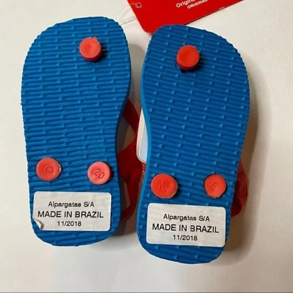 Havaianas Superman Flip Flops NWT 6C